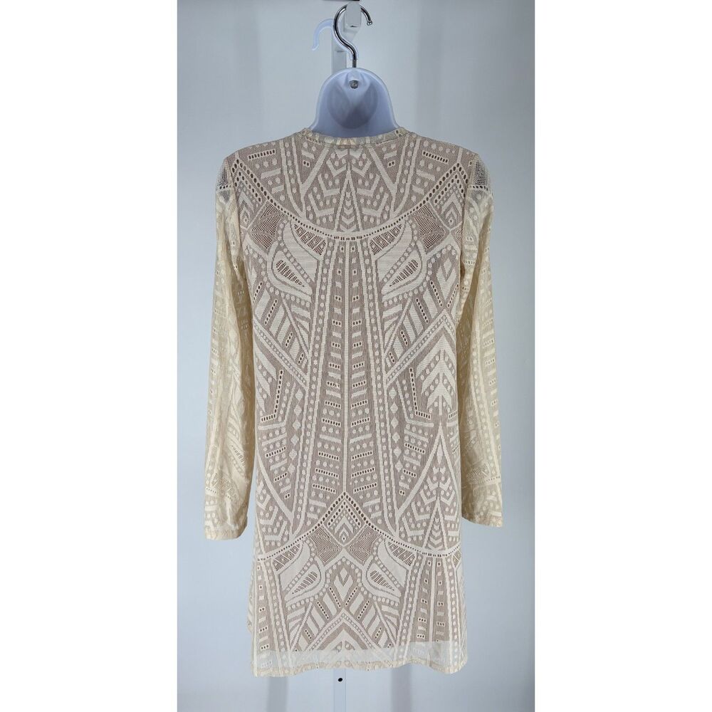 BCBGMAXAZRIA Natyly long-sleeve lace dress, - Picture 3 of 5